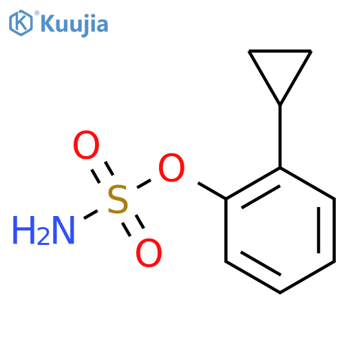 2-cyclopropylphenyl sulfamate structure