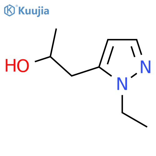1-(1-ethyl-1H-pyrazol-5-yl)propan-2-ol structure
