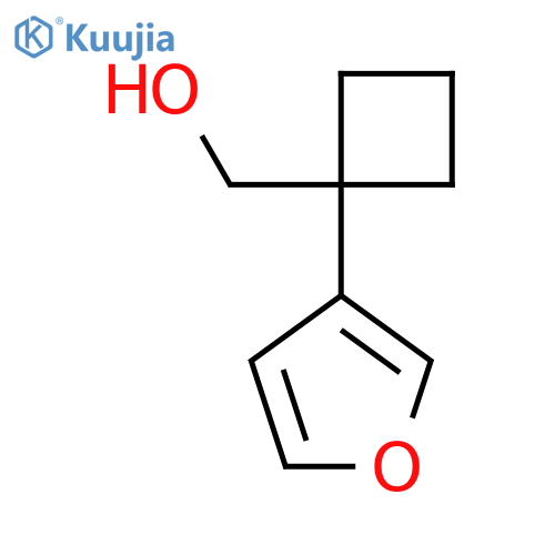 1-(furan-3-yl)cyclobutylmethanol structure