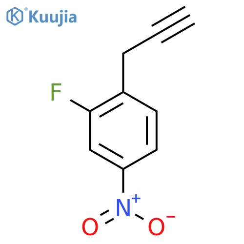 2-fluoro-4-nitro-1-(prop-2-yn-1-yl)benzene structure