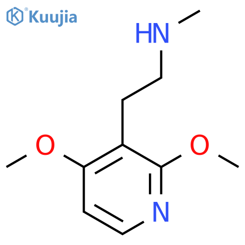2-(2,4-dimethoxypyridin-3-yl)ethyl(methyl)amine structure
