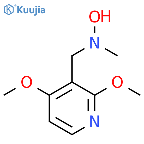 N-(2,4-dimethoxypyridin-3-yl)methyl-N-methylhydroxylamine structure