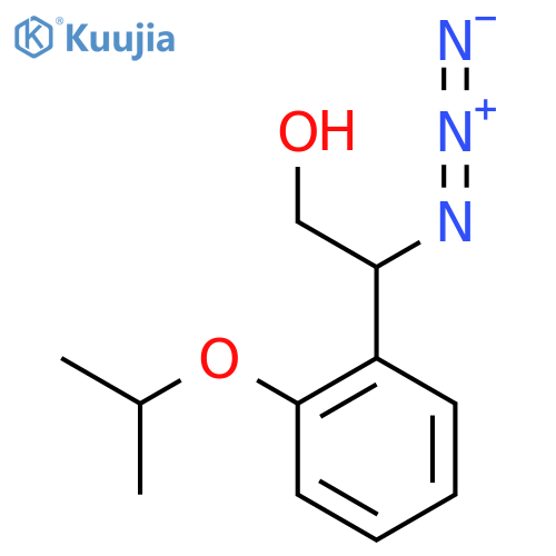 2-azido-2-2-(propan-2-yloxy)phenylethan-1-ol structure