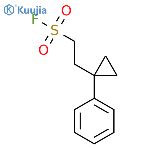 2-(1-phenylcyclopropyl)ethane-1-sulfonyl fluoride structure
