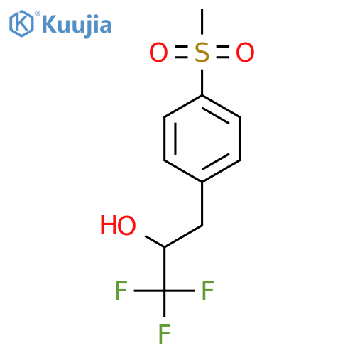 1,1,1-trifluoro-3-(4-methanesulfonylphenyl)propan-2-ol structure