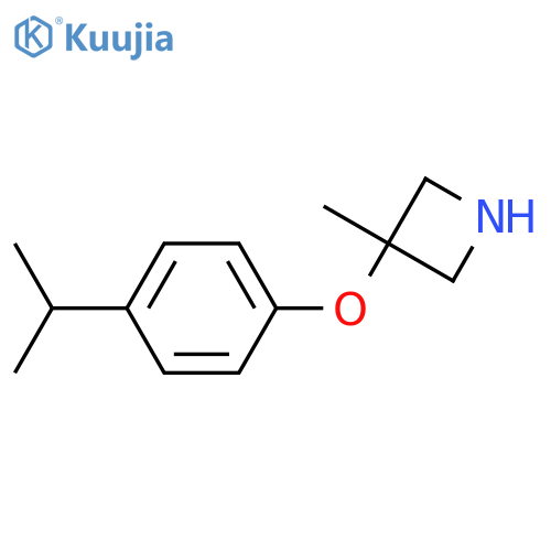 3-methyl-3-4-(propan-2-yl)phenoxyazetidine structure