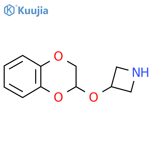 3-(2,3-dihydro-1,4-benzodioxin-2-yloxy)azetidine structure