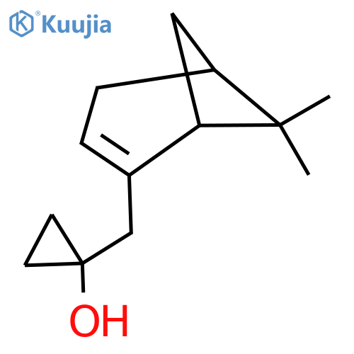 1-({6,6-dimethylbicyclo3.1.1hept-2-en-2-yl}methyl)cyclopropan-1-ol structure