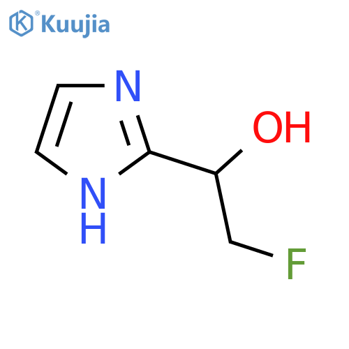 2-fluoro-1-(1H-imidazol-2-yl)ethan-1-ol structure