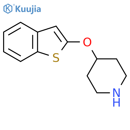 4-(1-benzothiophen-2-yloxy)piperidine structure