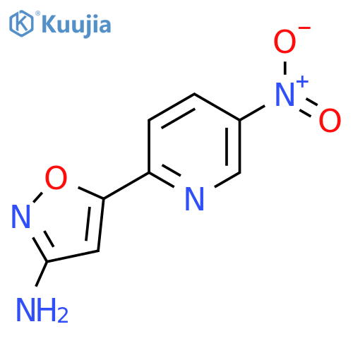 5-(5-nitropyridin-2-yl)-1,2-oxazol-3-amine structure