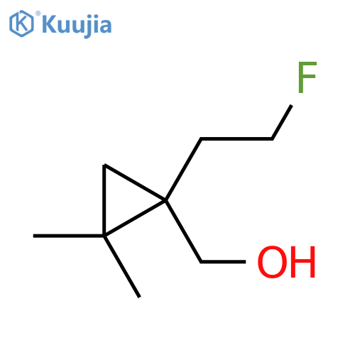 1-(2-fluoroethyl)-2,2-dimethylcyclopropylmethanol structure