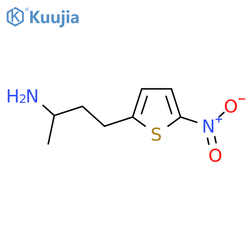 4-(5-nitrothiophen-2-yl)butan-2-amine structure
