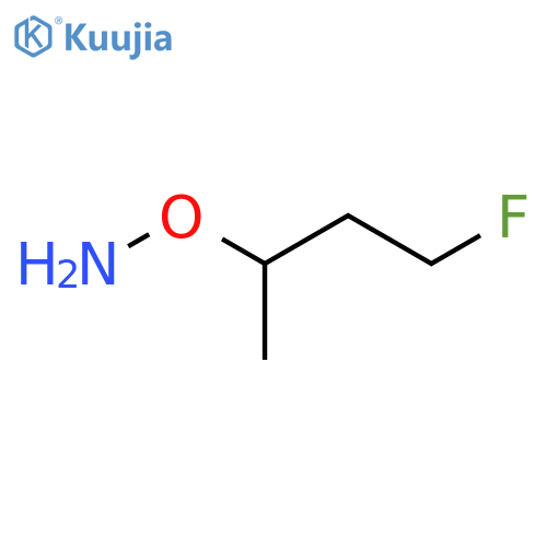 O-(4-fluorobutan-2-yl)hydroxylamine structure