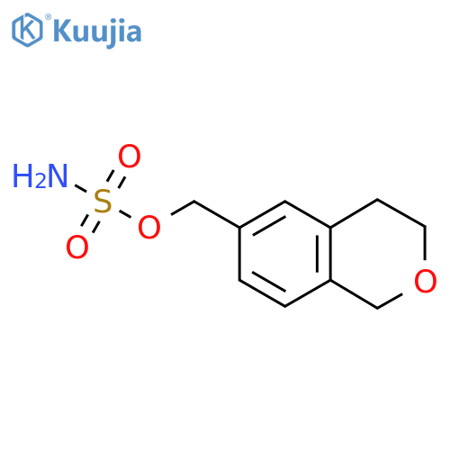 (3,4-dihydro-1H-2-benzopyran-6-yl)methyl sulfamate structure