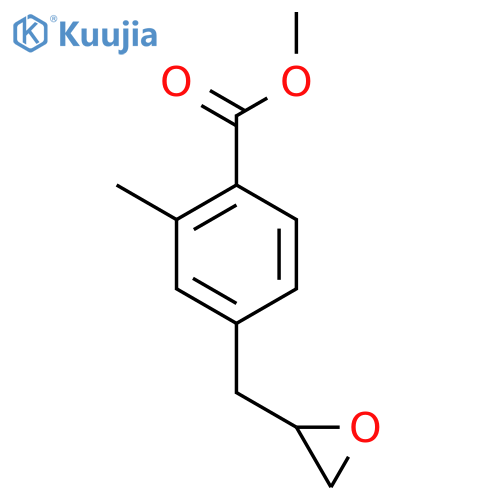 methyl 2-methyl-4-(oxiran-2-yl)methylbenzoate structure