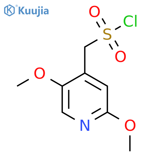 (2,5-dimethoxypyridin-4-yl)methanesulfonyl chloride structure