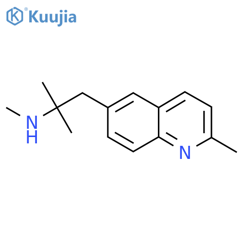 methyl2-methyl-1-(2-methylquinolin-6-yl)propan-2-ylamine structure