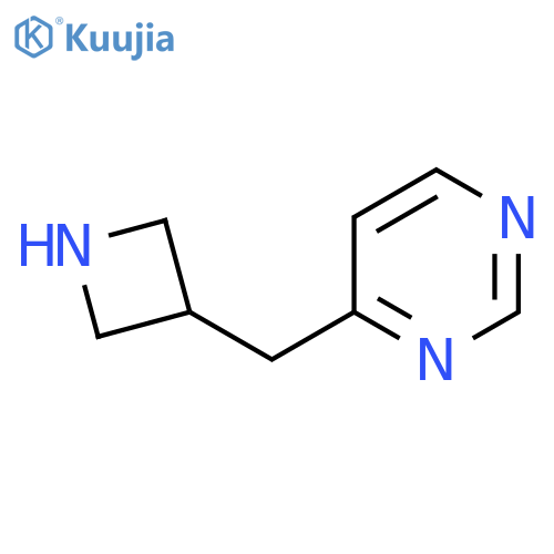 4-(azetidin-3-yl)methylpyrimidine structure