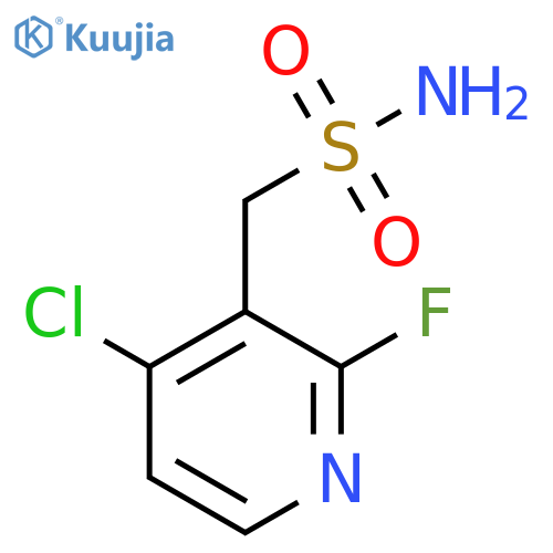 (4-chloro-2-fluoropyridin-3-yl)methanesulfonamide structure
