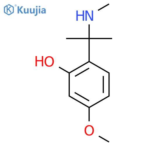 5-methoxy-2-2-(methylamino)propan-2-ylphenol structure