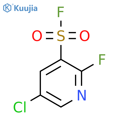 5-chloro-2-fluoropyridine-3-sulfonyl fluoride structure