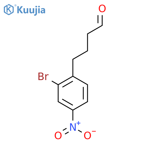 4-(2-bromo-4-nitrophenyl)butanal structure