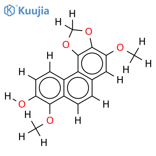 1,7-Di-Me,5,6-methylene ether-1,2,5,6,7-Pentahydroxyphenanthrene structure