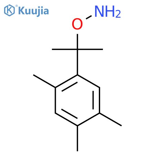 O-2-(2,4,5-trimethylphenyl)propan-2-ylhydroxylamine structure