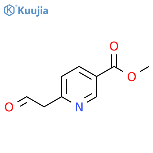 methyl 6-(2-oxoethyl)pyridine-3-carboxylate structure