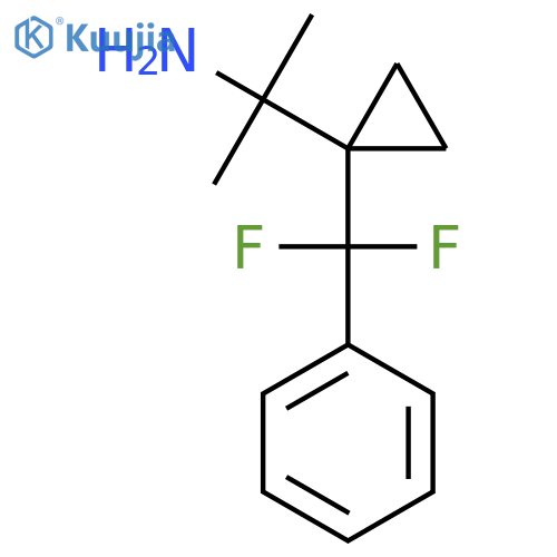 2-{1-difluoro(phenyl)methylcyclopropyl}propan-2-amine structure