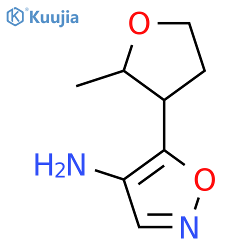 5-(2-methyloxolan-3-yl)-1,2-oxazol-4-amine structure