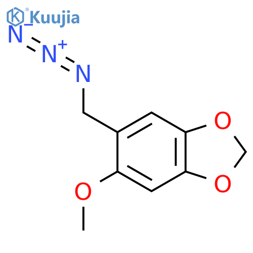 5-(azidomethyl)-6-methoxy-1,3-dioxaindane structure