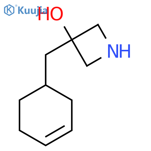 3-(cyclohex-3-en-1-yl)methylazetidin-3-ol structure