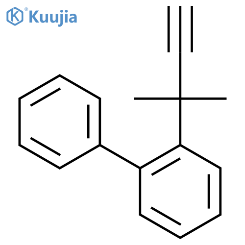 1-(2-methylbut-3-yn-2-yl)-2-phenylbenzene structure