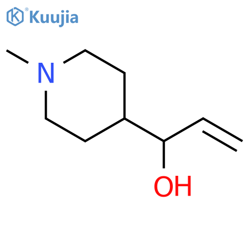 4-Piperidinemethanol, α-ethenyl-1-methyl- structure