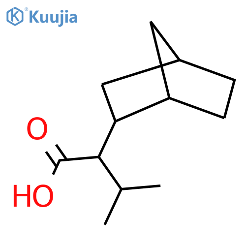 2-{bicyclo2.2.1heptan-2-yl}-3-methylbutanoic acid structure
