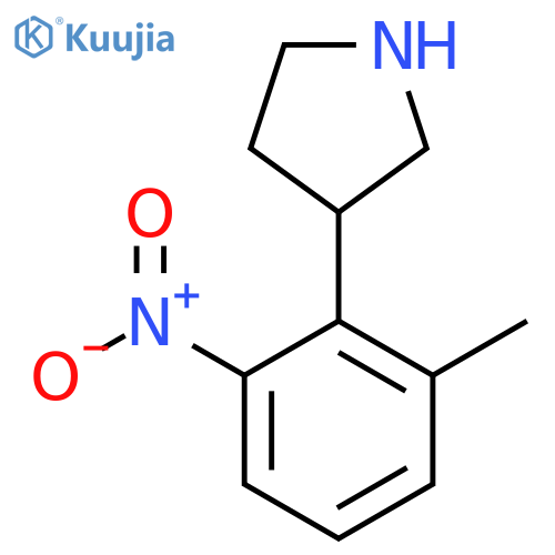 3-(2-Methyl-6-nitrophenyl)pyrrolidine structure