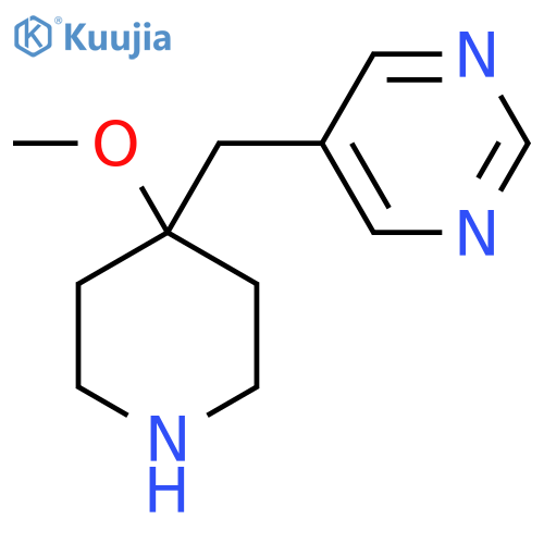 5-(4-methoxypiperidin-4-yl)methylpyrimidine structure