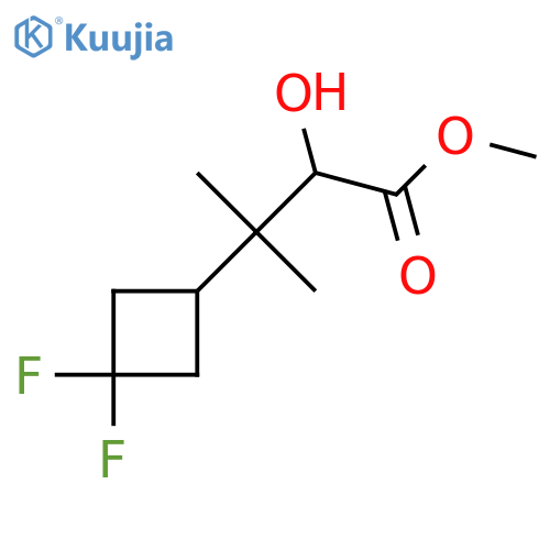 methyl 3-(3,3-difluorocyclobutyl)-2-hydroxy-3-methylbutanoate structure