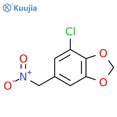 4-chloro-6-(nitromethyl)-1,3-dioxaindane structure