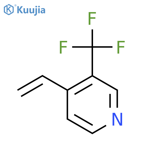 4-ethenyl-3-(trifluoromethyl)pyridine structure