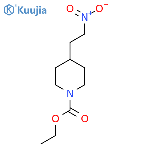 ethyl 4-(2-nitroethyl)piperidine-1-carboxylate structure