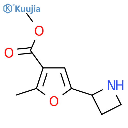 methyl 5-(azetidin-2-yl)-2-methylfuran-3-carboxylate structure