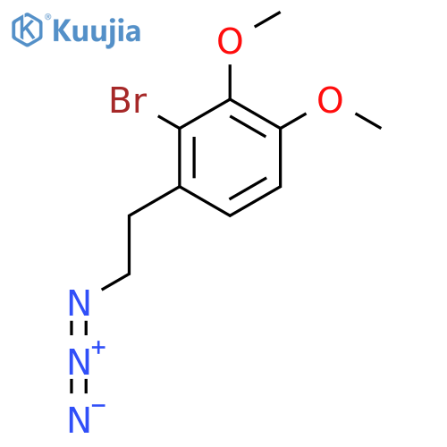 1-(2-Azidoethyl)-2-bromo-3,4-dimethoxybenzene structure