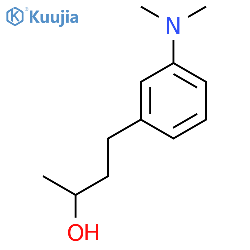 4-3-(dimethylamino)phenylbutan-2-ol structure