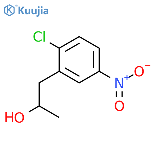 1-(2-chloro-5-nitrophenyl)propan-2-ol structure