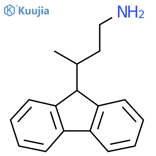 3-(9H-fluoren-9-yl)butan-1-amine structure