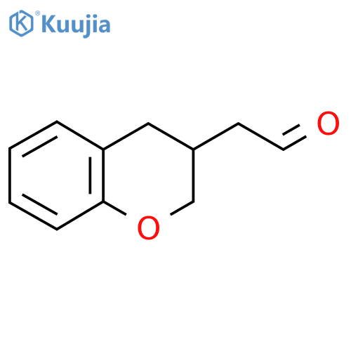 2-(3,4-dihydro-2H-1-benzopyran-3-yl)acetaldehyde structure