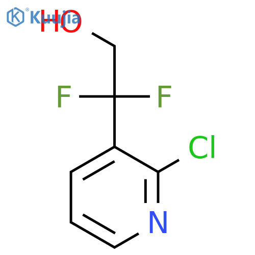 2-(2-chloropyridin-3-yl)-2,2-difluoroethan-1-ol structure